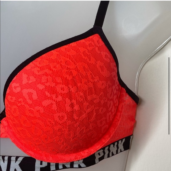 Leopard Lace Wear Everywhere Logo Band Push-Up Bra - Picture 5 of 8